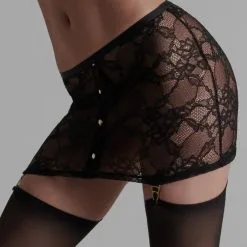 Maison Close Jupe Porte-jarretelles Ouvrable - Le Petit Secret - Jeux Magnétiques -Lingerie Soldes jupe porte jarretelles jeux magnetiques 5