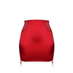 E.L.F. Zhou London Jupe Fesses Nues En Soie Rouge - Scarlet 9 E.L.F. Zhou London Jupe Fesses Nues En Soie Rouge - Scarlet -Lingerie Soldes jupe scarlet spanking girdle 2