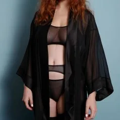 Dollhouse Brassière En Résille -Lingerie Soldes kimono court 04 2