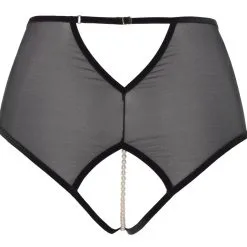 Bracli Culotte Haute En Dentelle De Calais Avec Perles - Kyoto 12 Bracli Culotte Haute En Dentelle De Calais Avec Perles - Kyoto -Lingerie Soldes kyoto high waist brief back7080