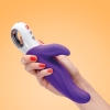 Fun Factory Vibromasseur Rabbit Lady Bi - Violet -Lingerie Soldes lady bi rabbit vibrator violet handshot 1800x1800