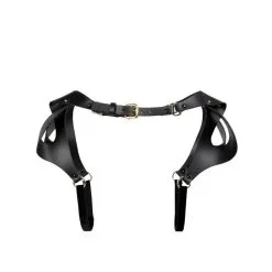 E.L.F. Zhou London Ceinture Harnais En Cuir - Frame Waist Belt -Lingerie Soldes leg1