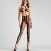 Maison Close Legging Fuseau En Tulle Transparent - L'Amoureuse - Dahlia Noir -Lingerie Soldes legging l amoureuse dahlia 1