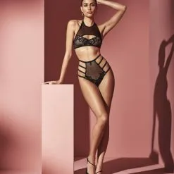 Bracli Culotte Haute à Perles - London -Lingerie Soldes london high waist brief top 3 min