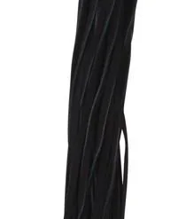 Martinet Lanières En Daim Et Manche En Verre 6 Martinet Lanières En Daim Et Manche En Verre -Lingerie Soldes martinet manche verre long