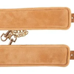 Menottes En Liège Doublées En Peluche -Lingerie Soldes menottes vegan liege 3