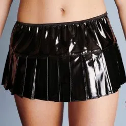 Dollhouse Micro Jupe En Vinyle -Lingerie Soldes micro jupe 03