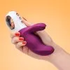 Fun Factory Vibromasseur Rabbit Miss Bi - Violet 1 Fun Factory Vibromasseur Rabbit Miss Bi - Violet -Lingerie Soldes miss bi rabbit vibrator grape handshot 1800x1800
