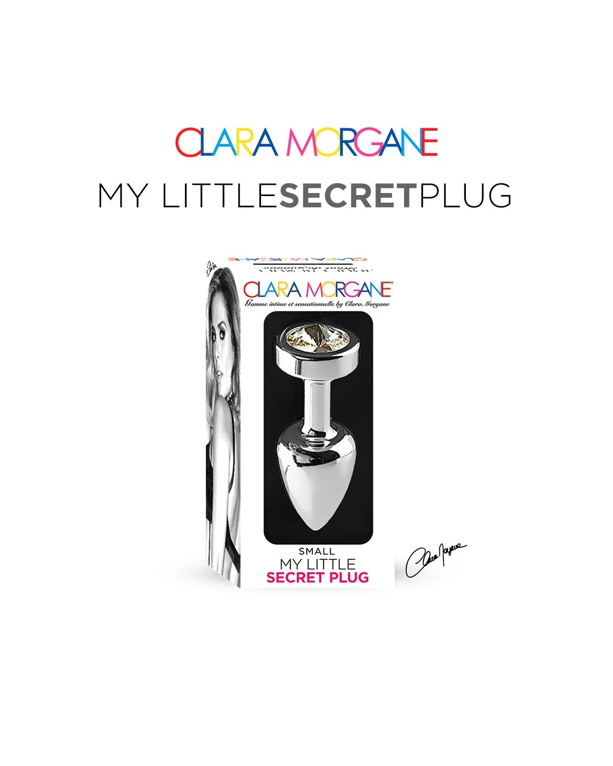 Plug Anal En Aluminium Avec Cristal Blanc - Taille S 4 Plug Anal En Aluminium Avec Cristal Blanc - Taille S – Image 2