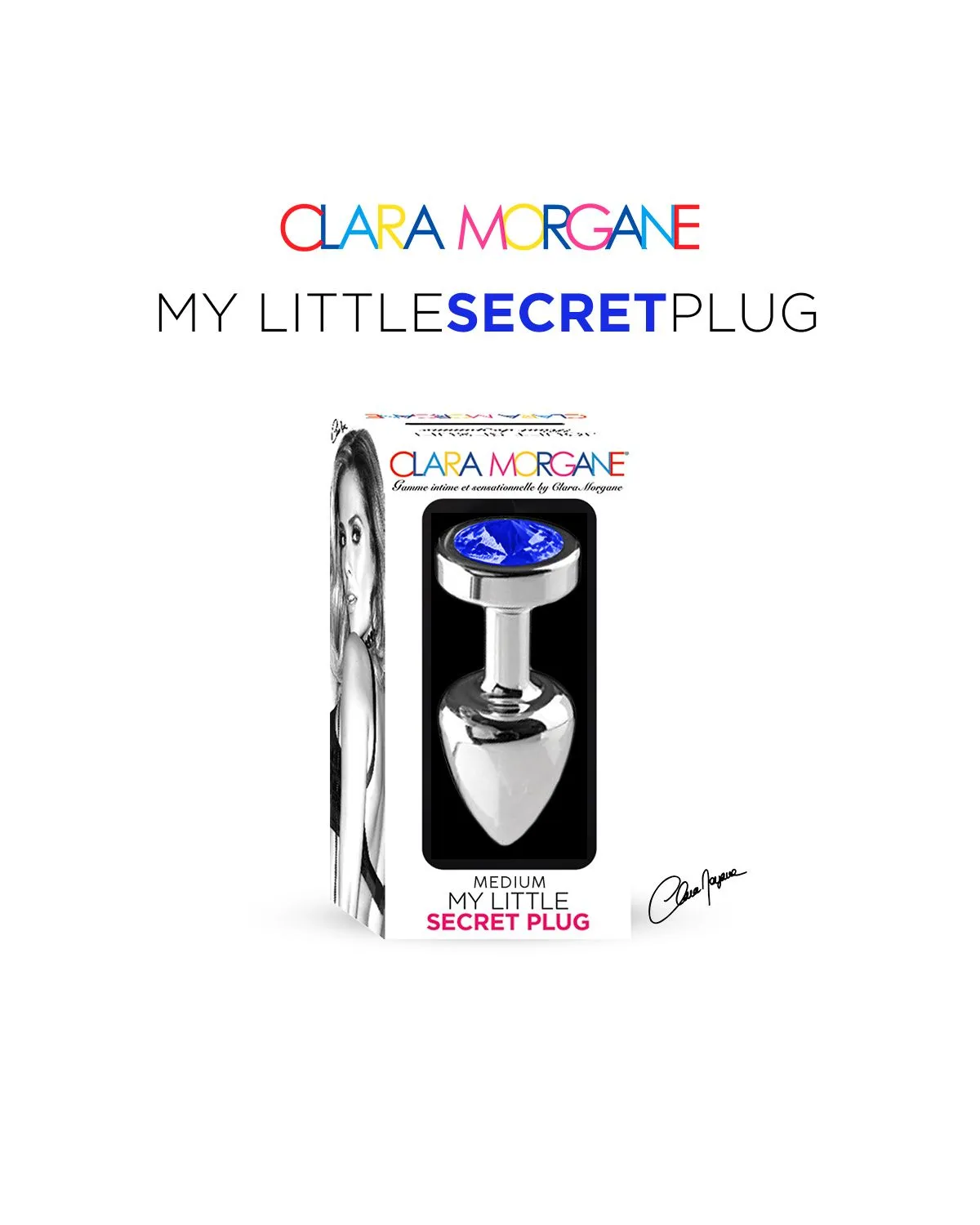 Plug Anal En Aluminium Avec Cristal Bleu - Taille S 4 Plug Anal En Aluminium Avec Cristal Bleu - Taille S – Image 2