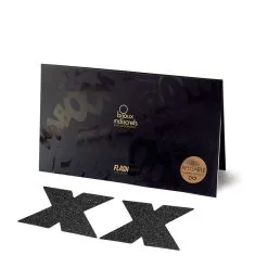 Bijoux Indiscrets Nippies Croix - Noir -Lingerie Soldes nippies flash croix noir 3