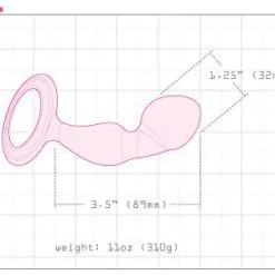 Njoy Plug Prostatique En Acier - Plug Pfun -Lingerie Soldes pfunplugdim njoy