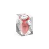 Plug Anal Rouge Diamant En Silicone - L - 80 G -Lingerie Soldes plug rouge 80g strass 1