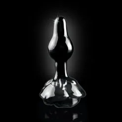 Plug En Verre Rose Noire - Icicles N°77 7 Plug En Verre Rose Noire - Icicles N°77 -Lingerie Soldes plug verre rose noire 3