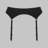 Maison Close Porte-Jarretelles - Le Petit Secret -Lingerie Soldes porte jarretelles petit secret noir 4