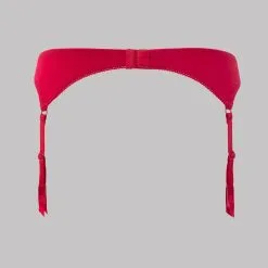 Maison Close Porte-jarretelles - Le Petit Secret - Rouge -Lingerie Soldes porte jarretelles petit secret rouge 6