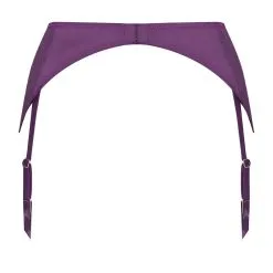 Maison Close Porte-jarretelles - Villa Satine - Violet -Lingerie Soldes porte jarretelles villa satine violet 4