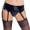 Porte-jarretelles En Vinyle -Lingerie Soldes porte jarretelles vinyle 1