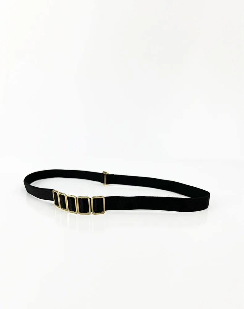 E.L.F. Zhou London Robe Courte Ajourée Avec Bijoux Plaqués Or - Obsidian 7 E.L.F. Zhou London Robe Courte Ajourée Avec Bijoux Plaqués Or - Obsidian – Image 5