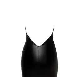 Noir Handmade Robe Fine En Wetlook Bordée De Dentelle 9 Noir Handmade Robe Fine En Wetlook Bordée De Dentelle -Lingerie Soldes robe courte wetlook bordee dentelle fine 4 scaled