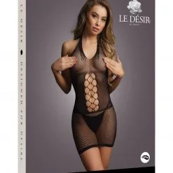 Le Désir Robe Resille Et Fesses Nues - Jeanne - Le Désir -Lingerie Soldes robe dos nu le desir 4