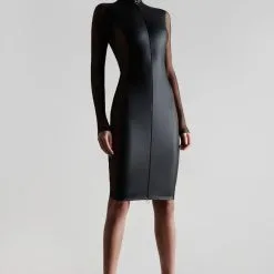 Maison Close Robe Ouvrable à Double Sens - Chambre Noire Or -Lingerie Soldes robe ouvrable chambre noire or 3