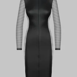 Maison Close Robe Ouvrable à Double Sens - Chambre Noire Or -Lingerie Soldes robe ouvrable chambre noire or 5