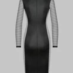 Maison Close Robe Ouvrable à Double Sens - Chambre Noire Or -Lingerie Soldes robe ouvrable chambre noire or 6