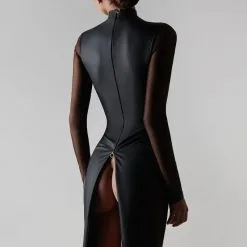 Maison Close Robe Ouvrable à Double Sens - Chambre Noire Or