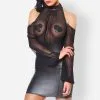 Patrice Catanzaro Robe En Résille Et Wetlook - Sophie -Lingerie Soldes robe resille wetlook sophie catanzaro 1
