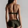 Maison Close Short En Soie - Rendez-vous Kaki 2 Maison Close Short En Soie - Rendez-vous Kaki -Lingerie Soldes short rendez vous kaki 6