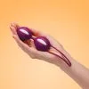Fun Factory Boules De Geisha DUO - Raisin Vanille -Lingerie Soldes smartballs duo kegel ball grape handshot 1800x1800