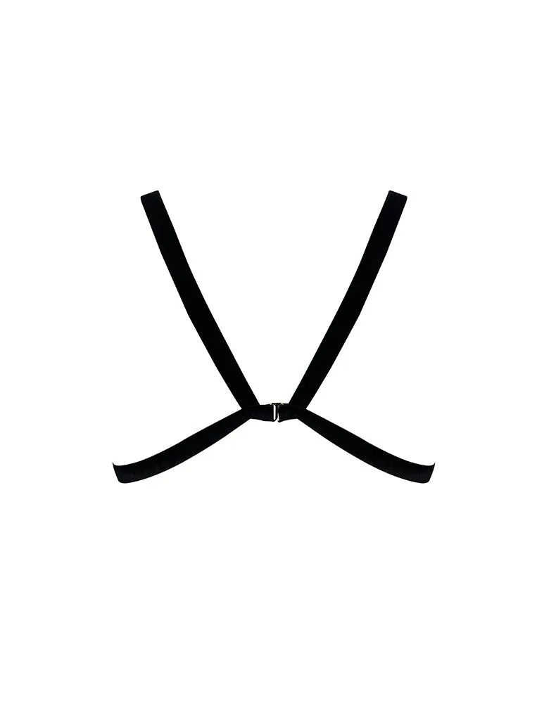 E.L.F. Zhou London Soutien-gorge Harnais Avec Attaches Or - Cage O-ring Bra Shade Of Darker 4 E.L.F. Zhou London Soutien-gorge Harnais Avec Attaches Or - Cage O-ring Bra Shade Of Darker – Image 2