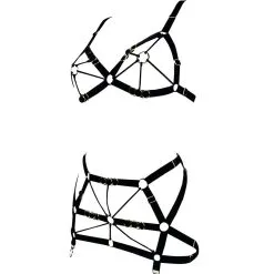 E.L.F. Zhou London Soutien-gorge Harnais Avec Attaches Or - Cage O-ring Bra Shade Of Darker 11 E.L.F. Zhou London Soutien-gorge Harnais Avec Attaches Or - Cage O-ring Bra Shade Of Darker -Lingerie Soldes soutien gorge cage bra shade of darker 3