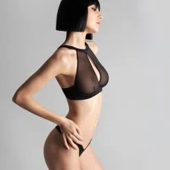 Maison Close Soutien-gorge Seins Recouverts - Pure Tentation -Lingerie Soldes soutien gorge foulard pure tentation 4