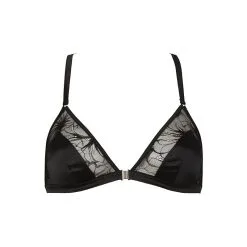 Atelier Amour Soutien-gorge Triangle En Satin Et Dentelle - Nuit à Broadway -Lingerie Soldes soutien gorge triangle nuit a broadway 7