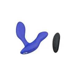 We-Vibe Stimulateur Prostatique Vibrant Et Télécommandé Vector + - Bleu -Lingerie Soldes stimulateur prostatique vibrant telecommande vector bleu 7