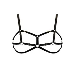E.L.F. Zhou London Soutien-gorge Harnais D-Ring - Bondage Noir 10 E.L.F. Zhou London Soutien-gorge Harnais D-Ring - Bondage Noir -Lingerie Soldes strap pro1 1