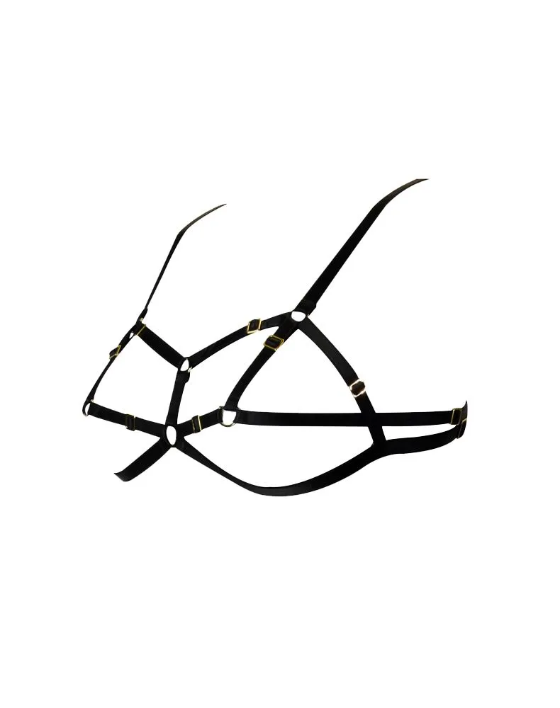 E.L.F. Zhou London Soutien-gorge Harnais D-Ring - Bondage Noir 3 E.L.F. Zhou London Soutien-gorge Harnais D-Ring - Bondage Noir