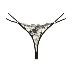 Atelier Amour String En Tulle Brodé - Après Minuit -Lingerie Soldes string apres minuit 2 1