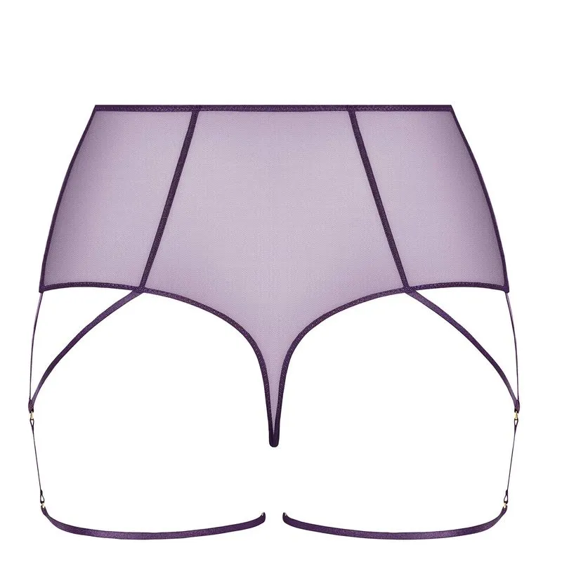 Maison Close String Taille Haute - L'Amoureuse - Orchidée Violette 6 Maison Close String Taille Haute - L'Amoureuse - Orchidée Violette – Image 4