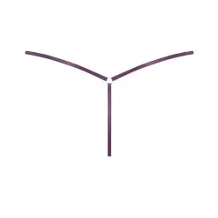 Maison Close Mini String - L'Amoureuse - Orchidée Violette -Lingerie Soldes string l amoureuse orchidee 4