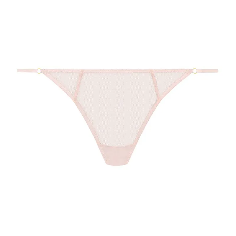 Maison Close Mini String - L'Amoureuse - Pivoine Rose 3 Maison Close Mini String - L'Amoureuse - Pivoine Rose