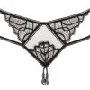 Bracli String Avec Lanières à Perles - Manhattan -Lingerie Soldes string lanieres manhattan 1