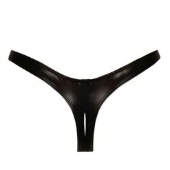 Patrice Catanzaro String Ouvert En Wetlook - Annabelle 8 Patrice Catanzaro String Ouvert En Wetlook - Annabelle -Lingerie Soldes string laque annabelle 1