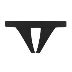 Maison Close String Ouvrable - Noir - Tapage Nocturne -Lingerie Soldes string ouvert tapage nocturne 4