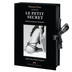 Maison Close String Ouvrable Avec Harnais - Le Petit Secret - Jeux Magnétiques 14 Maison Close String Ouvrable Avec Harnais - Le Petit Secret - Jeux Magnétiques -Lingerie Soldes string ouvrable et harnais amovible jeux magn tiques 6