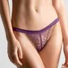 Maison Close Mini String - Villa Satine - Violet 2 Maison Close Mini String - Villa Satine - Violet -Lingerie Soldes string villa satine violet 1