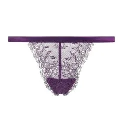 Maison Close Mini String - Villa Satine - Violet -Lingerie Soldes string villa satine violet 2