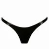 Patrice Catanzaro String En Vinyle Noir -Lingerie Soldes string vinyle noir s 1